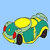 Play Fast space concept car coloring