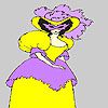 Play Purple masked woman coloring