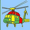 Heavy helicopter coloring