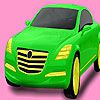 Play Bright pistachio car coloring