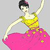 Balerin mary coloring