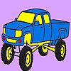 Play Fast mountain jeep coloring