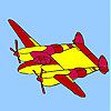 Play Red concept aircraft coloring