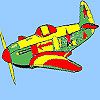 Play Star plane coloring