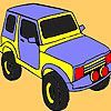 Play Grand mountain jeep coloring
