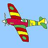 Play Galaxy airplane coloring