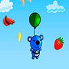 Play Blue panda fruit catcher