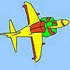 Play Flying jet coloring