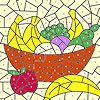 Play Classic fruit basket coloring