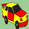Play Decrepit taxi coloring