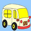 Play Mini turtle bus coloring