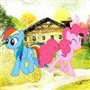 Pinkie & Rainbow Dash Journey A Free Action Game