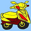Concept motorcycle coloring