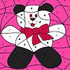 Play Funny lovely panda coloring