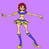 Play Belly dancer girl coloring