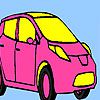 Pink personal car coloring