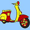 Play City motorbike coloring