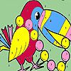 Play Pearl parrot coloring