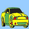 Play Spectacular fast car coloring
