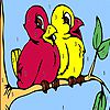 Play Birds on the tree coloring