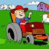 Farm Tractor Coloring