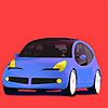 Custom fast car coloring