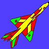 Play Bright Air Force plane coloring