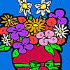 Play Spring house flowers coloring