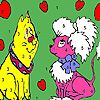 Dogs love coloring