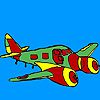 Play Jet airplane coloring