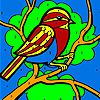Play Bird on a tree coloring