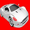 Play Fastest silver car coloring