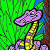 Play Confused snake in the woods coloring
