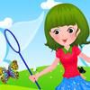 Play Catching butterfly girl