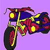 Play Best style motorcycle coloring