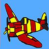 Play High flying aircraft coloring