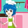 Cooking Cake In Cute Kitchen