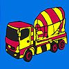 Play Heavy Construction truck coloring
