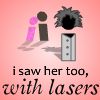 i saw her too, with lasers A Free Action Game