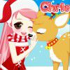 Play Christmas Girl Loves Reindeer