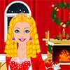 Play Barbie Christmas Hairstyle