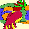 Play Tropical bird coloring