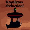 Play Royal cow abduction!
