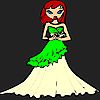Play Lady mary wedding dress coloring