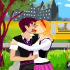 high school kissing