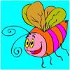 Play bee coloring